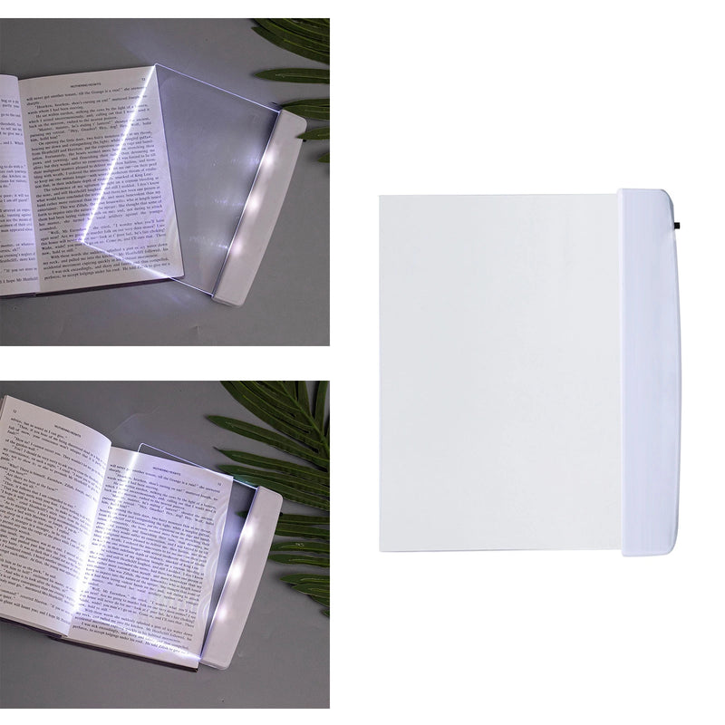 Luz LED plana para leitura em viagem, estudo e leitura na cama , Excelente para leitura noturna !!