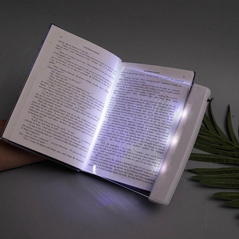 Luz LED plana para leitura em viagem, estudo e leitura na cama , Excelente para leitura noturna !!